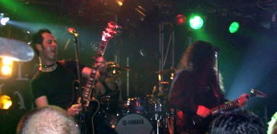 Black Majesty giving an awesome performance in Sydney - July 2004