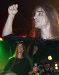  Danny Cecati of EYEFEAR joins cousin Gio and the boys from Black Majesty in Sydney, 10th July 2004  [[Click for Larger Image]]