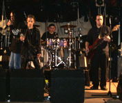Danny joins Black Majesty for the sound-check