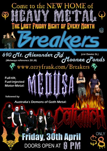 Breakers Metal poster for April 2004