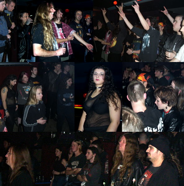 Crowd at Breakers Metal - night of Hobbs Angel Of Death & The Implicate Order