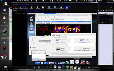 Dreamlinux running virtually inside Ubuntu. Click here to have a larger version appear in a new tab or browser window