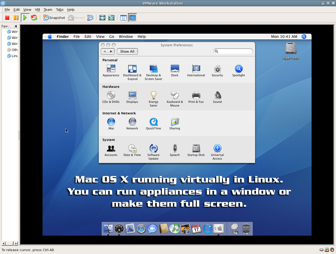 Mac Os X En VMware Player