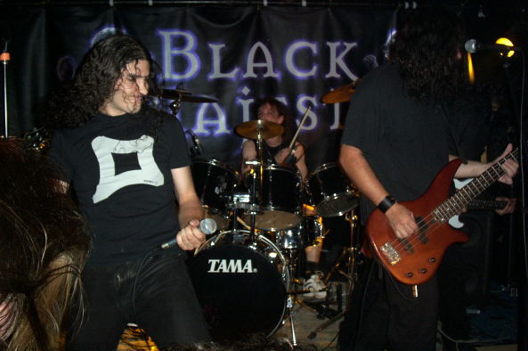 Silvio Massaro with Black Majesty at Breakers Metal - Friday 27th February 2004