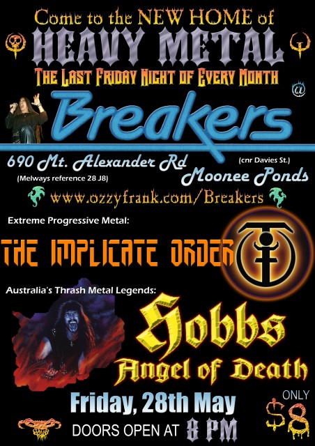 First EXTREME METAL NIGHT @ Breakers Metal